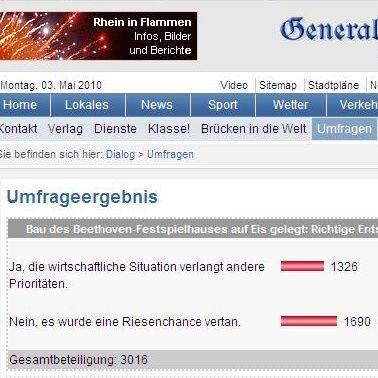GEGEN DAS FESTSPIELHAUS BEETHOVEN