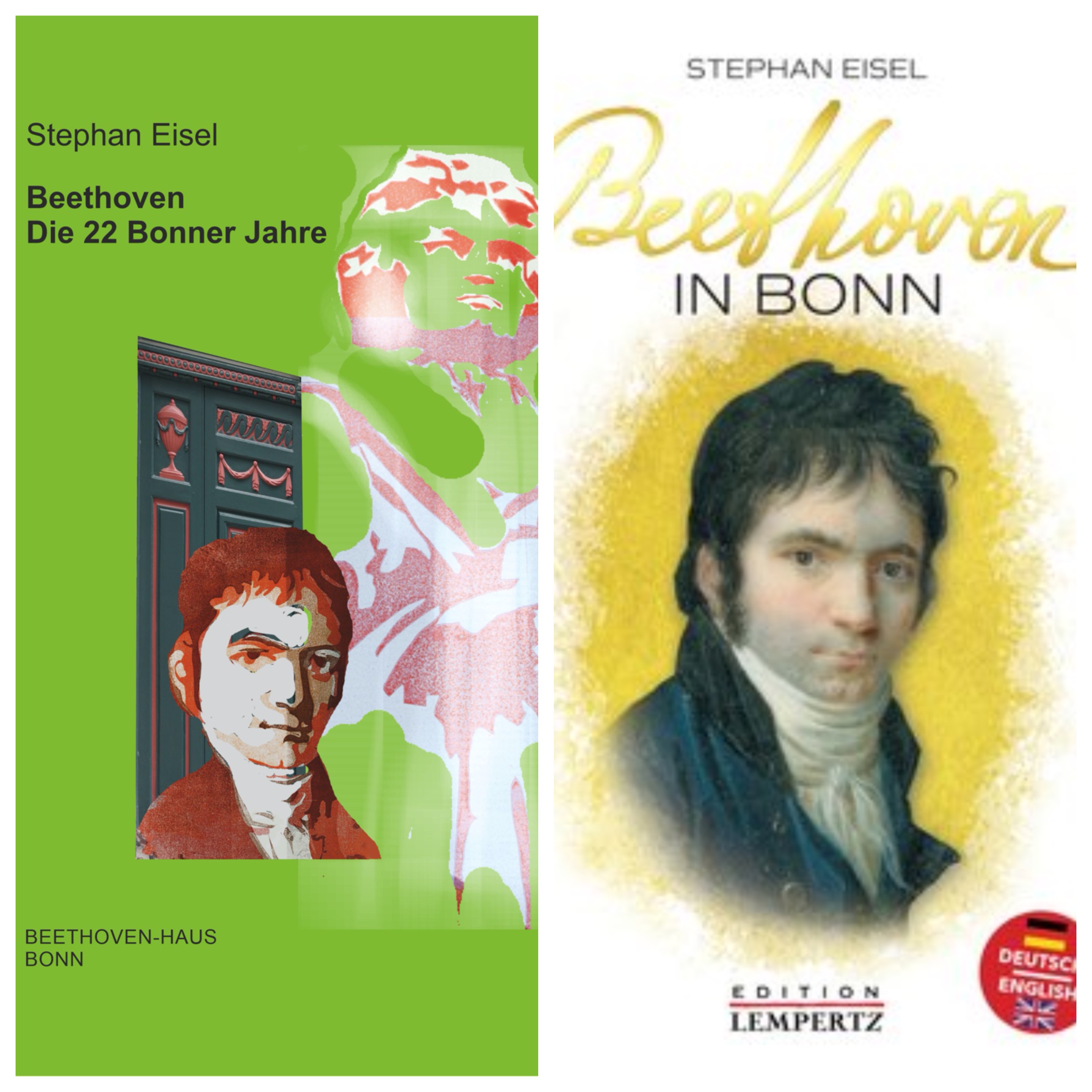 Das groe Beethoven-Buch Beethoven - Die 22 Bonner Jahre (ber 500 Seiten) und das kleine Beethoven-Buch Beethoven in Bonn (128 Seiten)