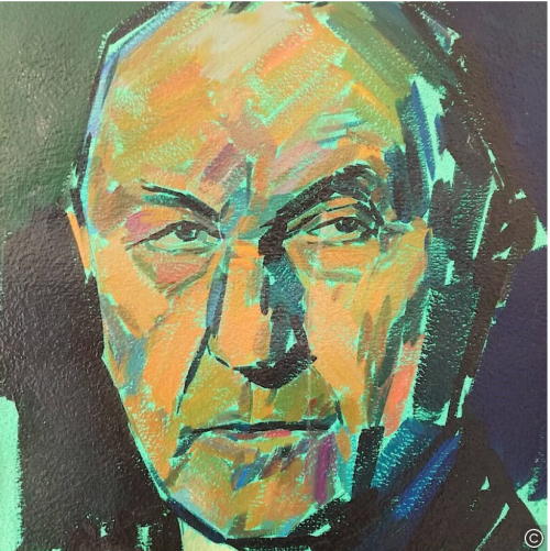 Portr�t von Pinchas Litvinovsky Ein Geschenk der israelischen Regierung zum R�cktritt Adenauers 1963 (c) Stiftung Konrad-Adenauer-Haus Rh�ndorf