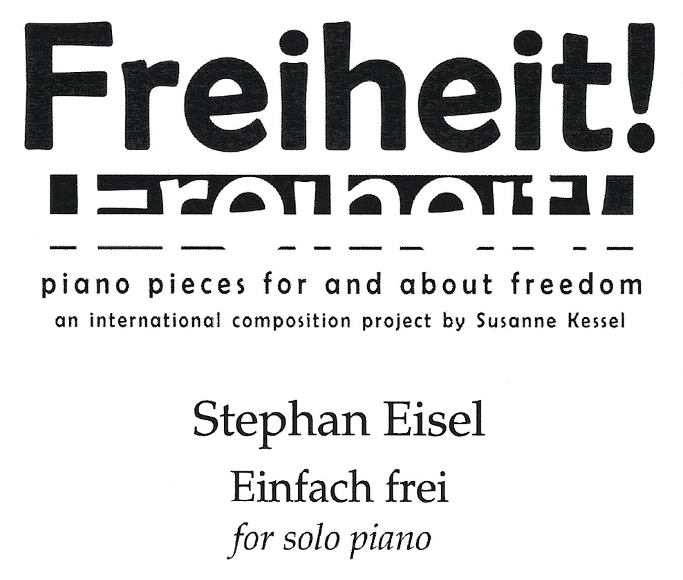 "EINFACH FREI" IST DER TITEL