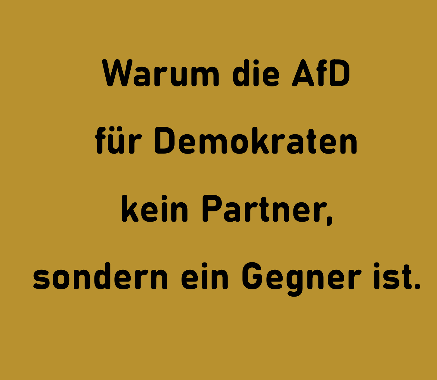DER R�CKHALT F�R DIE AFD MACHT VIELEN