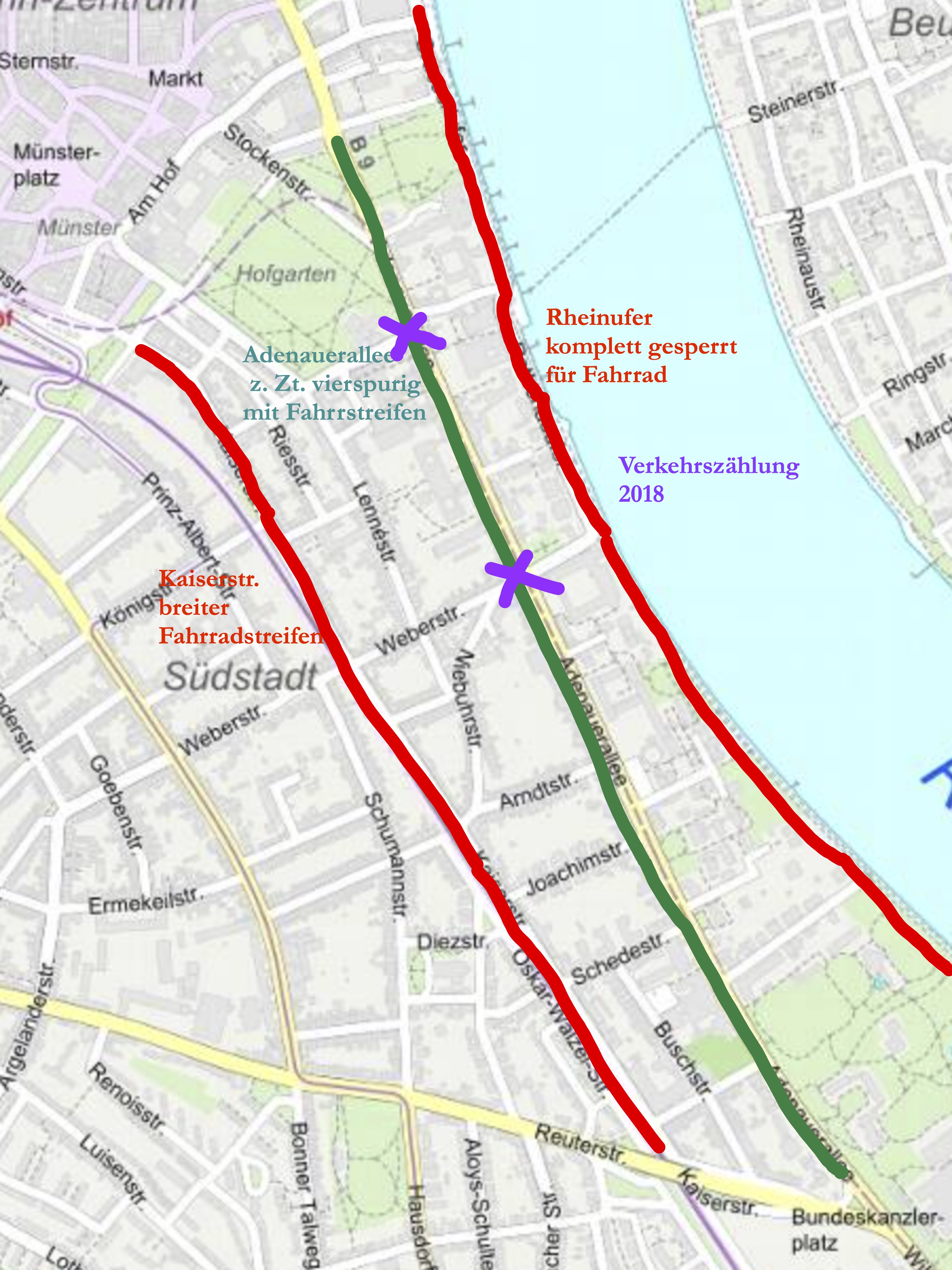 BEI IHREM ZIEL, DIE EINSPURIGKEIT