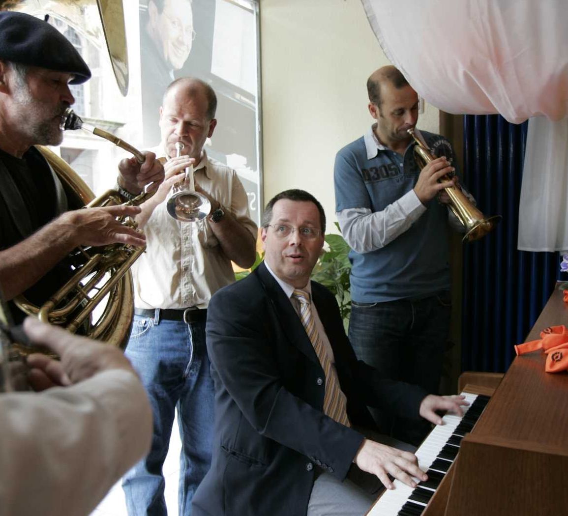 Stephan Eisel mit vder Rabbit Tale Jazz Band (Bonn)