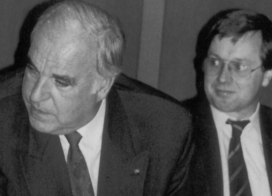 Mit Helmut Kohl im Kanzleramt 1989