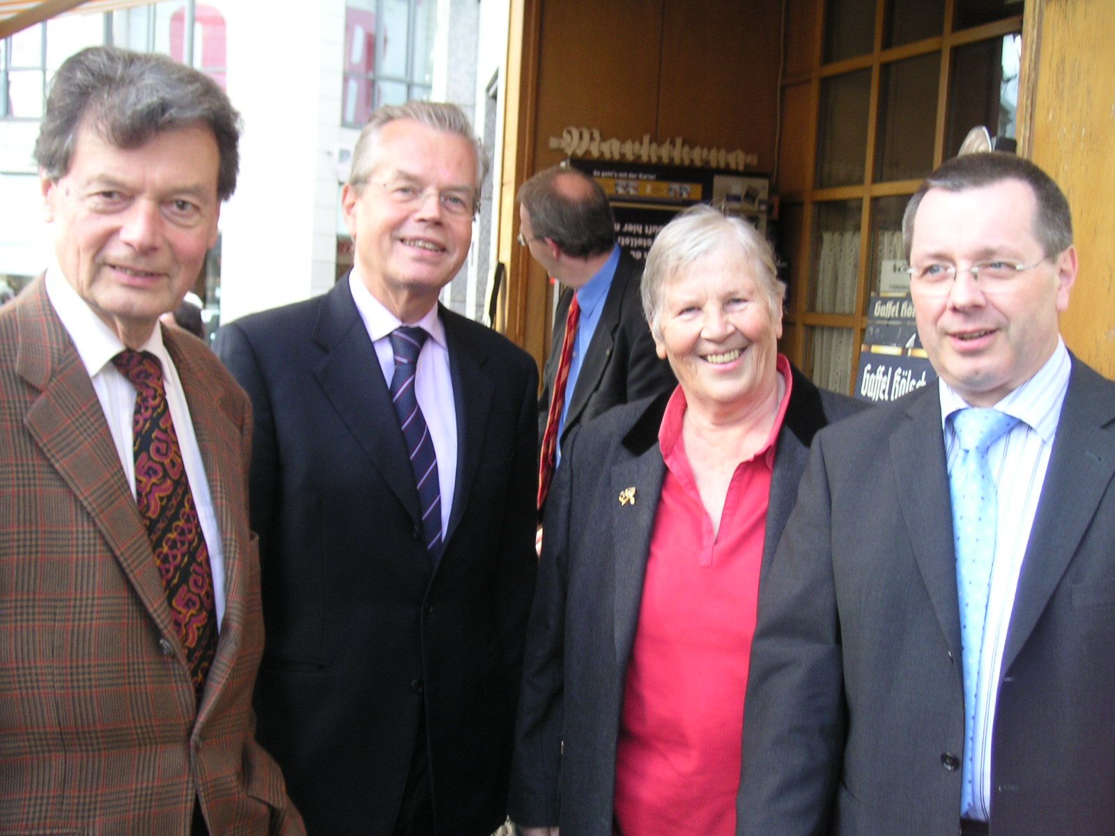 Stephan Eisel mit den fr�heren Bonner CDU-MdBs Hans Daniels, Norbert Hauser und Editha Limbach