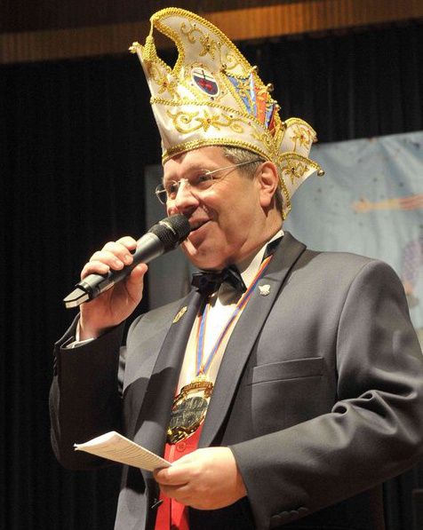Hochoffiziell als Vizepr�sident des Festausschuss Bonner Karneval bei der Prinzenproklamation am 14. 1. 2011