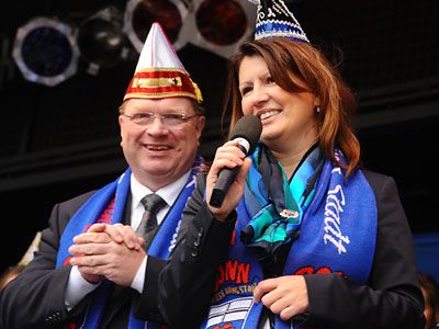 Das Bonner Prinzenpaar Christoph I und Karin IV